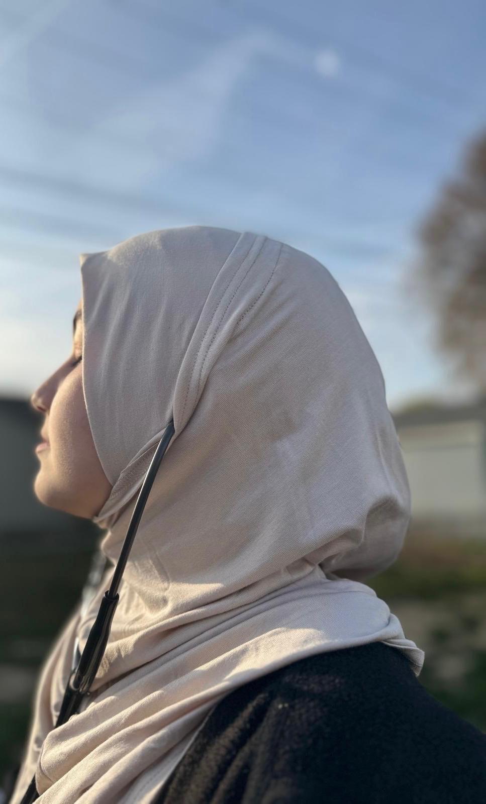 Sakina Scrubs one-piece scarf